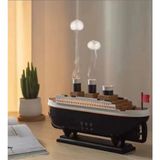 Acıkalin Titanic Gemi Ahşap Hava Nemlendirici Işıklı 0,1 lt Kapasiteli Fonksiyonlu Buhar Makinesi