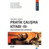Açıklamalı - Şematik Pratik Çalışma Kitabı - III - Ceza Hukuku Özel Hükümler Prof. Dr. Veli Özer Özbek,Prof. Dr. Koray D