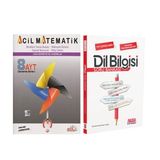 Acil Ayt Matematik 8 Li Deneme Ve Akm Dil Bilgisi Soru Bankasi Seti 2 Kitap