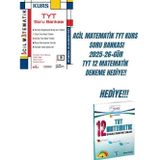 Acil Matematik Tyt Kurs Soru Bankası 2025-26+Gür Tyt 12 Matematik Deneme Hediye!!