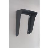 Acil Pano aep Diafon Zil Paneli Koruyucu Kapı Zili, Metal Yağmurluk Aparatı, Antrasit, 15x20x8 cm