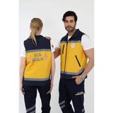 Acil Sağlık Unisex Yazlık Yelek - Sarı - XS
