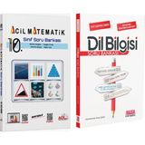 Acil Yayınları 10. Sınıf Matematik ve Akm Dil Bilgisi Soru Bankası Seti 2 Kitap