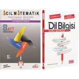 Acil Yayınları AYT Matematik 8 Deneme - AKM Dil Bilgisi Soru Bankası 2'li Set