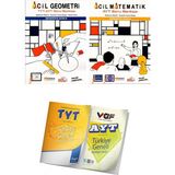 Acil Yayınları TYT AYT Geometri + AYT Matematik Soru Bankası Seti 2022