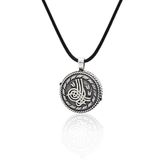 Açılabilir Kapaklı 925 Ayar Gümüş Tuğra İşlemeli Kolye 201024599