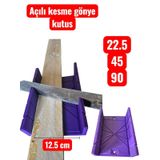 Açılı Kesme Aparatı Gönye Kutusu 22,5.45,90