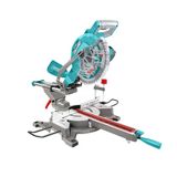 Açılı Radyal Gönye Kesme Testeresi Makinesi 255 Mm 1800 W Elektrikli Marangoz Tezgah Tipi Mobilya