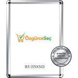 Açılır Kapanır Rondo Alüminyum Çerçeve 25MM 35X50, Şık ve Kullanışlı Tasarım - Ahşap - Seçenek 1