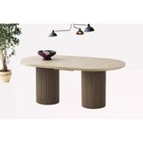 Açılır Oval Picasso Sidon Yemek Masası Mdf Mutfak,Salon,Yemek Odası Masası