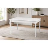 Açılır Tornalı Mutfak Masası, 120 Cm, Beyaz