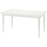 Açılır Yemek Masası, Beyaz, 4-6 Kişilik, 155/215X87 cm - 1/100 Toz Ceviz - 215 x 87 cm