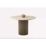 Açılır Yuvarlak Hilton Mdf Masa Mutfak,Salon,Yemek Odası Masası
