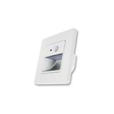 ACK 1 W Sensörlü Merdiven Aydınlatma Armatürü - Gün Işığı (3000K) - Beyaz Kasa - Kare - AH07-00400