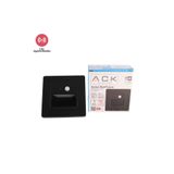 ACK 1 W Sensörlü Merdiven Aydınlatma Armatürü - Gün Işığı (3000K) - Siyah Kasa - Kare - AH07-00401