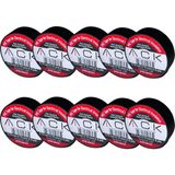Ack 10 Adet Ack Siyah Izole Bant 0.13X19MMX8YDS