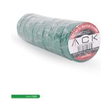Ack 10 Adet Elektrik Bandı Izolasyon Bandı 8M*10AD - Yeşil