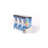 ACK 12w 3'lü Paket A60 Led Ampul 3000k Gün Işığı 1075lm E27