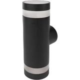 Ack 18W LED Duvar Armatürü / Siyah / Yuvarlak / 6500-4