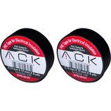 Ack 2 Adet Ack Siyah İzole Bant 0.13X19 mmX8YDS