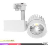 Ack 30W Cob LED Monofaze Ray Armatürü Beyaz Kasa 4000K Ilık Beyaz - 4000K - Ilık Beyaz
