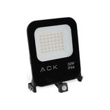 Ack 30W Sensörlü LED Projektör Beyaz Işık 6500K 3360 Lümen AT62-23032