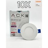Ack 3W LED Panel 10 Adet - AP01-00300 - 3200K - Gün Işığı