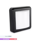 ACK 4W Led Duvar Apliği 6500K Beyaz Işık Siyah Kasa Dekoratif Duvar Armatür