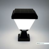 ACK 6500k Solar Beyaz Işık Set Üstü Kazıklı Şeffaf Güneş Enerjili Led Bahçe Armatürü