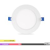 Ack 9W 3000K Günışığı Sıva Altı LED Panel Armatürü Beyaz Gövde ile İç Mekan Aydınlatması AP1-00900