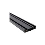 ACK AD45-91002 2 mt Siyah Sıva Üstü Slim Magnet Rayı