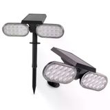 ACK AG60-02851 10W/H Kazıklı Yeşil Işık İkili Solar Led Çim Armatürü