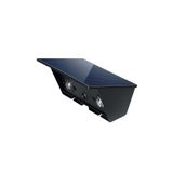 ACK AG60-09801 142x73x80 mm 3000K Çift Yönlü Siyah Gövde Solar Led Bahçe Armatürü
