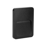 ACK AH07-01401 2W 3000K Günışığı IP65 Siyah Duvar Armatürü