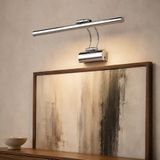 Ack Ah10-00135 6W 6500K Beyaz Işık Led Tablo Ve Duvar Apliği Krom 35 Cm