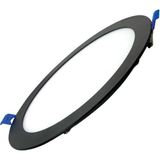 ACK AP01-01231 Siyah 12W 6500K 155 mm Sıva Altı Yuvarlak Led Panel Armatür