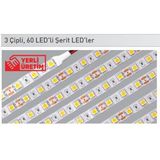 ACK AS01-00303 6500K 3 Çipli 60 Şerit LED