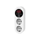 ACK AY27-00020 15A 140-270V Voltaj Korumalı İkili Priz
