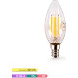 Ack C35 Flamanlı Led Ampul 3000K Gün Işığı Rustik Mum Ampul 400Lm 220-240V 4W E14 - 1 - 10 W