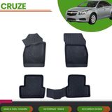 Ack Dizayn Chevrolet Cruze 2009+ Araca Özel 4d Havuzlu Paspas Takımı (Karbon) - Siyah
