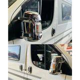 Ack Dizayn Ducato/boxer/jumper 2006-2024 Araca Özel Abs Krom Ayna Kapağı + Çelik Kapı Kol A+ Paslanmaz