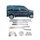 ACK Dizayn FORD CONNECT 2003-2014 5'Lİ YAN KROM SETİ (YAN KAPI-CAM ÇITASI-KİLİT AÇMA-DEPO KAPAĞI-KAPI KOLU) A+