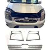 Ack Dizayn Ford Connect 2009-2014 Krom Ön Set (Panjur+Far Çerçevesi) A+