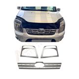 Ack Dizayn Ford Connect 2009-2014 Krom Ön Set (Panjur+Far Çerçevesi) A+