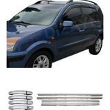 Ack Dizayn Ford Fusion Araca Özel Krom Cam Çıtası + Krom Kapı Kol 2'li Set A+ Paslanmaz Çelik