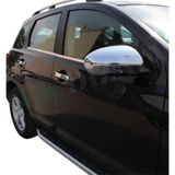 Ack Dizayn Nissan Qashqai 2007-2017 Araca Özel Abs Krom Ayna Kapağı + Sensörlü Kapı Kol Paslanmaz Çelik A+