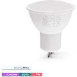 ACK GU10 7 Watt Difizörlü 6500K Beyaz Sıcak Beyaz Led Ampul