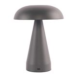 ACK Mantar Masa Lambası, Dimlenebilir LED CCT Işık Rengi, Metal Kasa, Antrasit AF11-20034