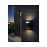 ACK Modern Siyah LED Duvar Apliği 4W 3000K