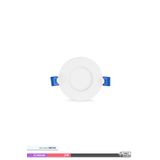ACK Sıva Altı Yuvarlak LED Panel Armatür Beyaz Gövde 6500K Beyaz Işık 3W AP01-00330